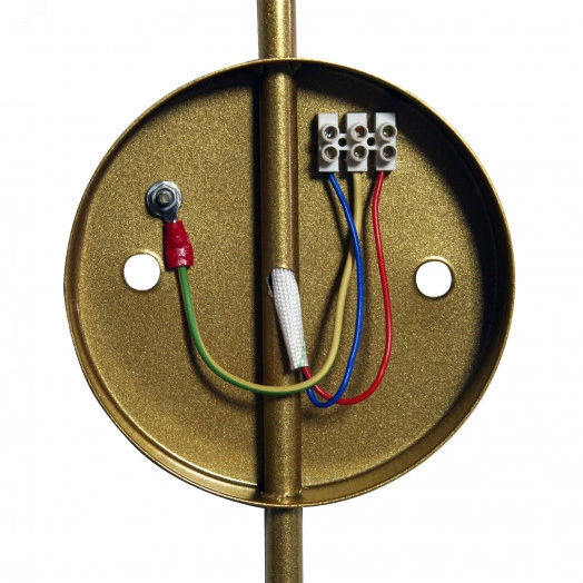 Светильник Ария 511 зол. (Плафон 0014) НББ 01-60-179 Е27  настенный