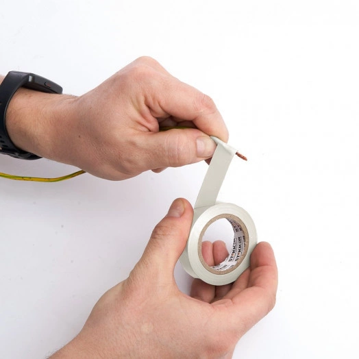 Изоляционная лента 0,13*15 мм. 10 м. белая, INTP01315-10