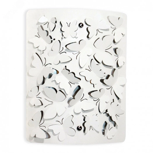 Светильник Эффект 290х250 НББ 07-2х40-002 М76 бел.муар /держ.винт хром /шнур бел. ИМ Светильник настенный