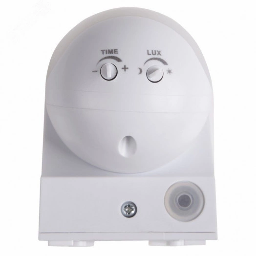 Датчик движения настенный ДДС03 180град 1200Вт 3-2000Лк 12м 10-900сек IP44