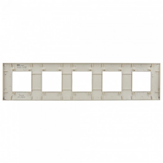SKANDY Рамка 5-местная SK-F01B бежевый IEK