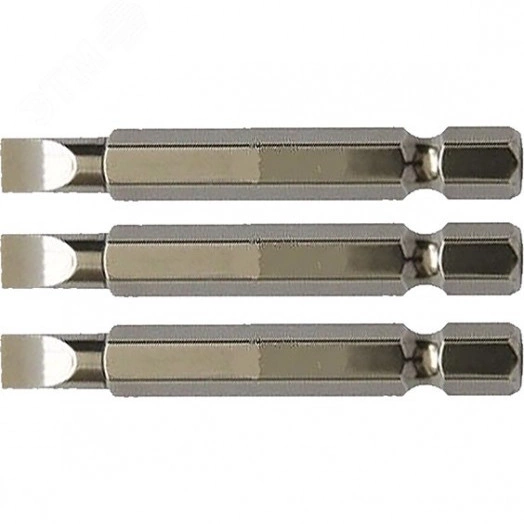 Насадка бита SL0.8x5.5, 50 мм, E-form (MZ), 3 шт.
