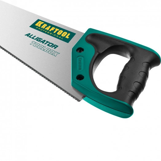 Ножовка (пила) ''Alligator TOOLBOX 13'' 350 мм, 13 TPI, специальный зуб, компактная, точный рез всех видов материалов