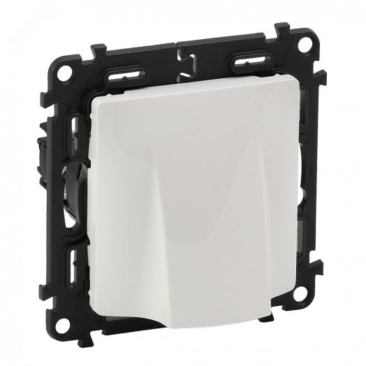 Valena LIFE Вывод кабеля с лицевой панелью Без клемм Белый