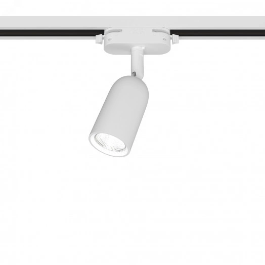 Светильник трековый, накладной, ARTLINE, поворотный, цилиндр, 55x55x87mm, GU10, 230В, пластик, 4м, белый, 59869 9, Ritter