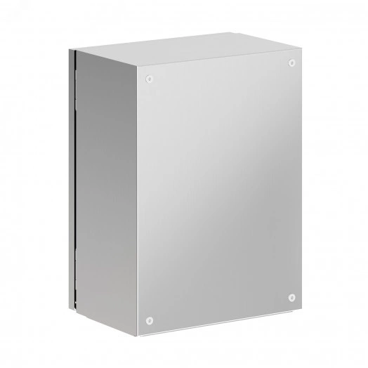 Корпус навесной STH с М/П, нержавеющая сталь AISI316, ВхШхГ 400x300x200 мм, с фланцем