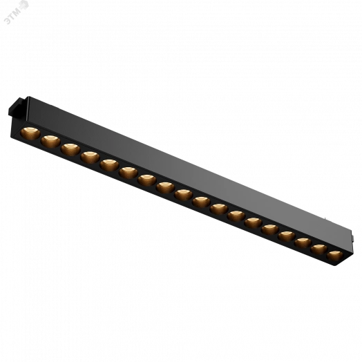 Светильник светодиодный трековый линейный Comfort L338 для магнитной системы Galakti 338х26х24 мм 18 Вт 4000 K 24 град CRI>90 черный