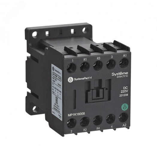 Контактор MP1K 4P(2НО+2НЗ) 6A DC12V