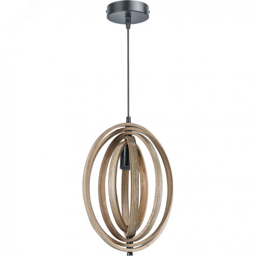 Светильник NLF-P-037-02 подвесной темный светлое дерево