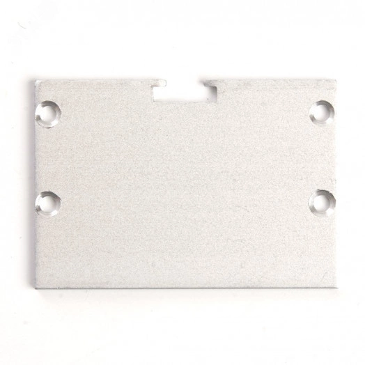 Заглушка для профиля CAB257 без отверстия (4шт) алюминий