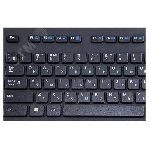 Клавиатура проводная K280e, 103 клавиши, USB-A, черный