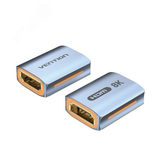 Адаптер переходник HDMI v2.1 19F на 19F, контакты позолоченные