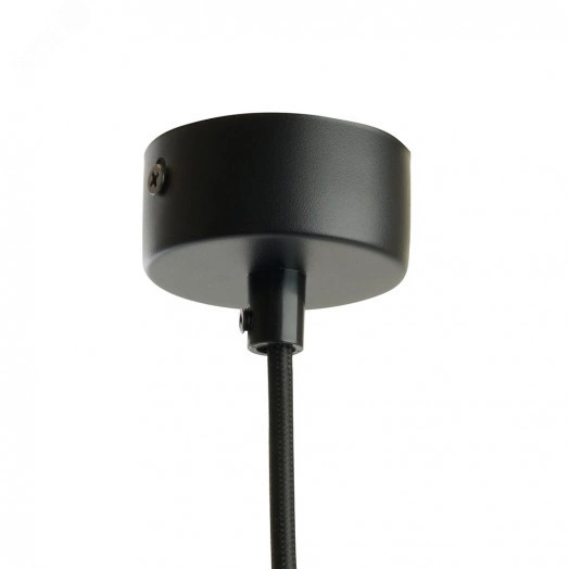 Светильник ДСО GU10 без лампы на подвесе черный золото