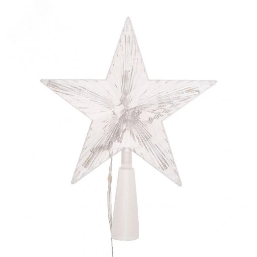 Гирлянда светодиодная из росы с макушкой на елку 9 нитей х 2м, 200LED эффект водопада теплый белый цвет 230В