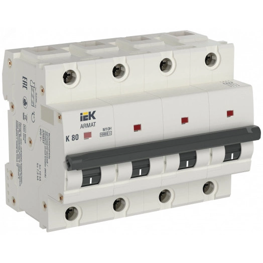 ARMAT Автоматический выключатель M10H 4P K 80А IEK