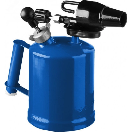 Лампа паяльная ВУЛКАН, со стальным эжектором, 2,0 л ''Профессионал''.