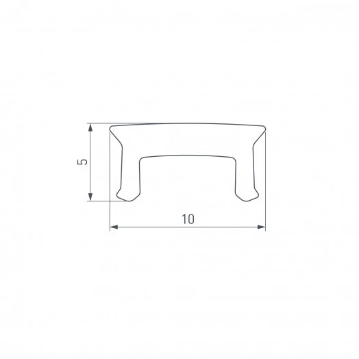 Экран W10-5000 SILICONE (Arlight, Силикон)