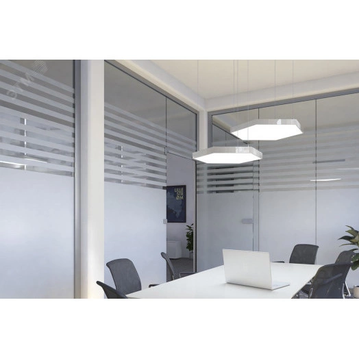 Светильник LED Effect ОРИОН R6 87Вт 7400лм 3000К IP20 КСС Д подвесные, 1-10В