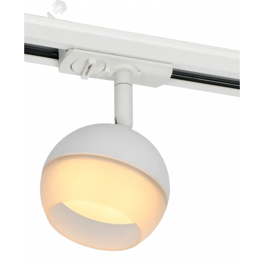 LIGHTING Светильник 4118 декоративный трековый поворотный под лампу GX53 белый IEK