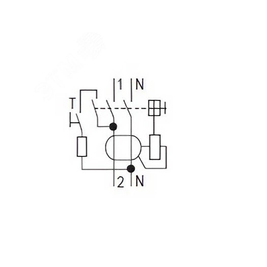 Выключатель дифференциального тока 2п 25A 10мА АС