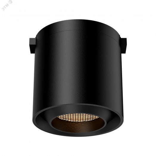 Светильник светодиодный трековый Barrel для магнитной системы Galakti 75x75 мм 6 Вт 3000 K 24 град CRI>90 черный