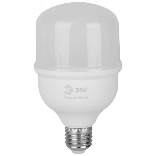 Лампа LED POWER T80-30W-4000-E27 R E27 R 30 Вт нейтральный белый свет колокол RED LINE ЭРА колокол RED LINE ЭРА