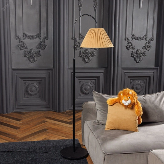 Светильник напольный НТБ 11-60-110 Летний сад абажур Янтарь