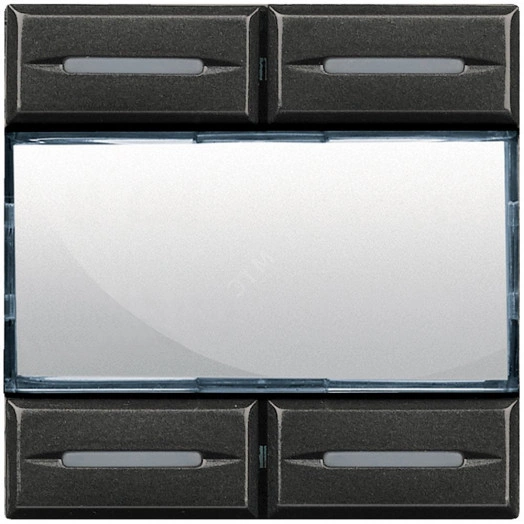 Axolute Выключатель сценарный настройка на 4 независимых сценария в блоке F420 антрацит