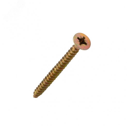 Саморез универсальный 5х60, желтый цинк, короб (100 шт./уп.)