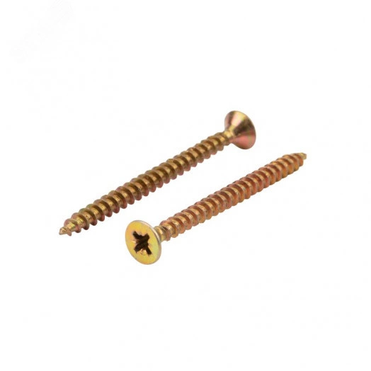 Саморез универсальный 5х60, желтый цинк, короб (100 шт./уп.)