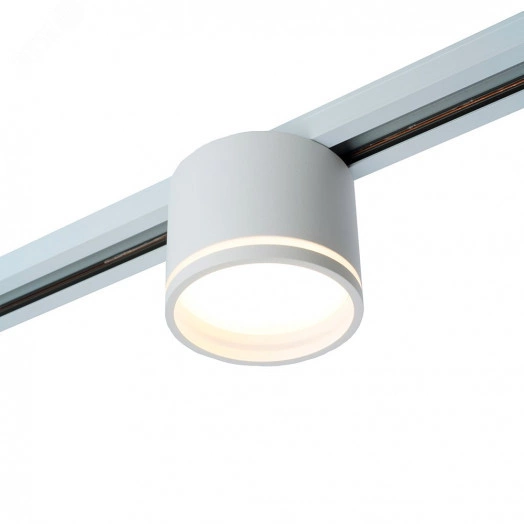 Светильник трековый на шинопровод ДПО GX53 без лампы IP40 белый