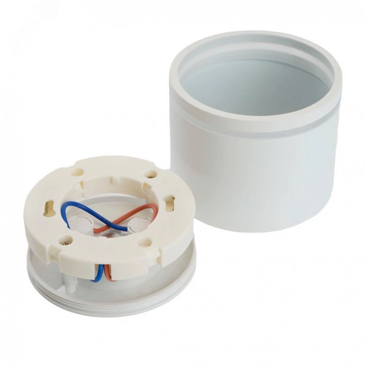 Светильник трековый на шинопровод ДПО GX53 без лампы IP40 белый