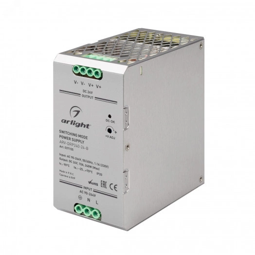 Блок питания ARV-DRP240-24-B (24V 10A 240W PFC)