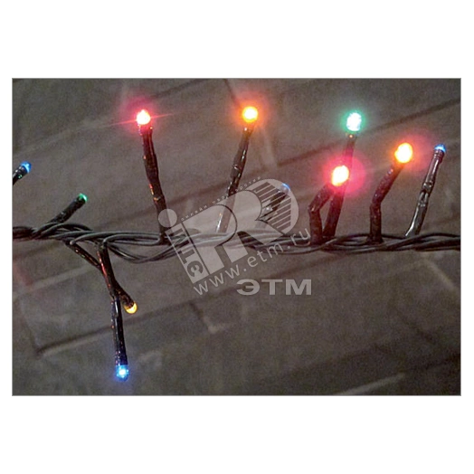 Гирлянда Фейерверк 200 микроламп разноцветная 2м