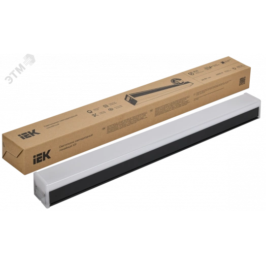 Светильник LED лин. 1011 20Вт 4000К 600мм черн. IEK