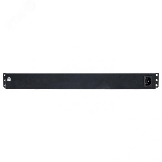 Блок розеток PDU TERACOM PRO 19' 1U 10А/250В 7 роз. Schuko с выключателем без шнура питания вх. разъем C14 корпус алюминий черный