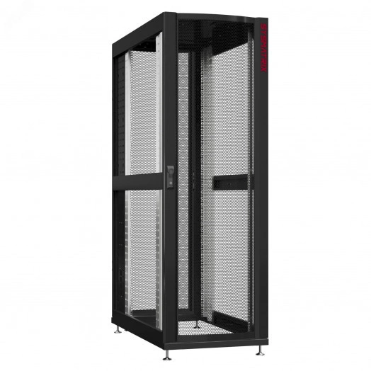 Шкаф серверный 48U 600х1200 передняя дверь: одностворчатая перфорированная IP20. задняя дверь: одностворчатая перфорированная IP20. боковые панели: без. цвет: черный RAL9005 
