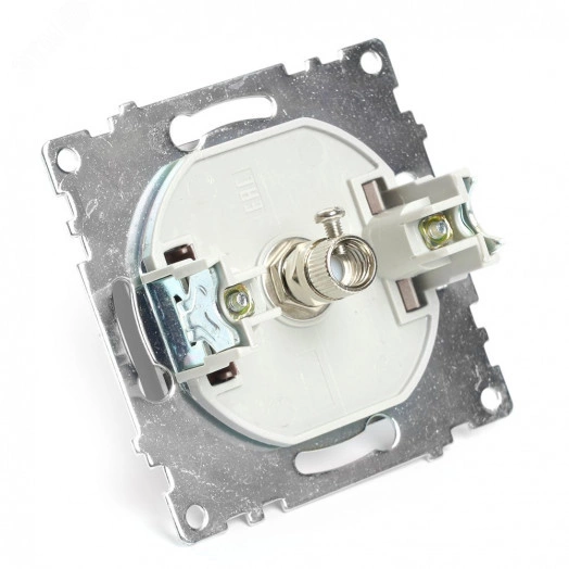 Розетка телевизионная одноместная (механизм), 75 Ом, 5-862МГц, Катрин, шоколад Stekker