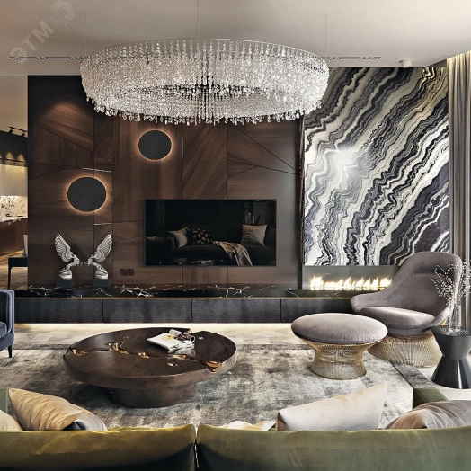 Розетка телевизионная одноместная (механизм), 75 Ом, 5-862МГц, Катрин, шоколад Stekker