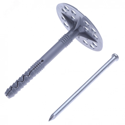 Дюбель д/изоляции Daxmer IZM 10х100 (500 шт) с металлическим гвоздем