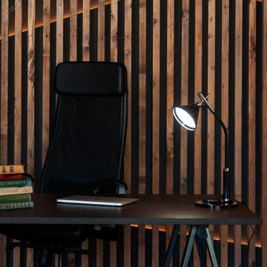 Светильник настольный 8W Сенсорный выключатель TLD-569 Black/LED/400Lm/2700-5500K/Dimmer Черный