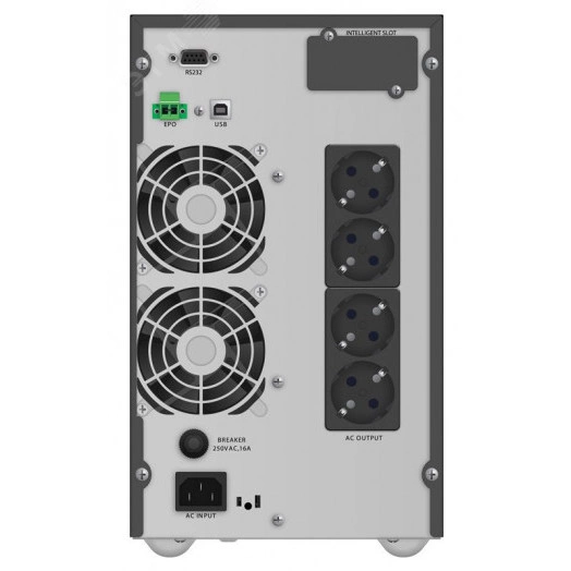 Источник бесперебойного питания Online Innova G2 2000 ВА/1800 Вт фаза 1/1, Tower, 4xSchuko RS232 и USB type B и Порт SNMP, c АКБ