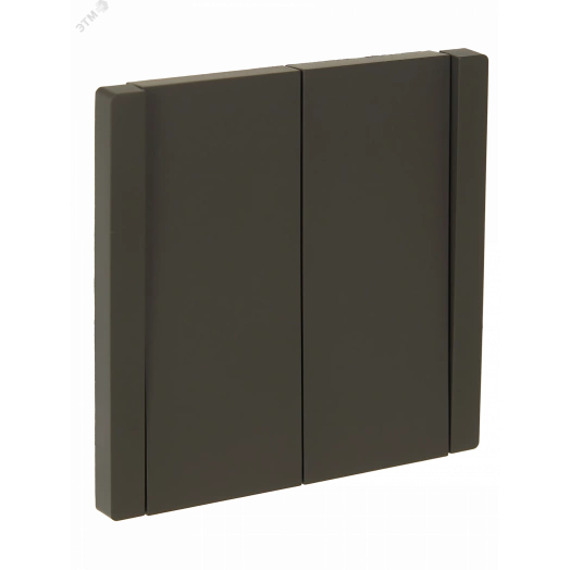 FORTE&PIANO Выключатель 2-клавишный 10А FP305 серый IEK