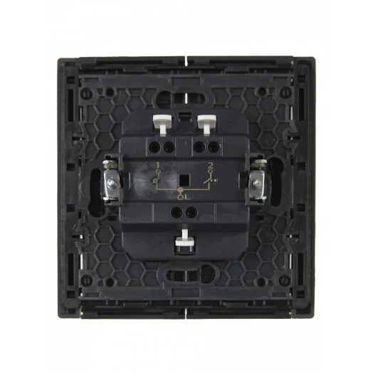 FORTE&PIANO Выключатель 2-клавишный 10А FP305 серый IEK