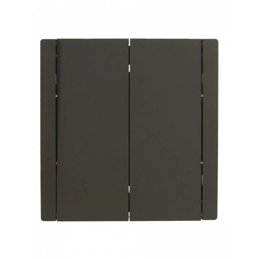 FORTE&PIANO Выключатель 2-клавишный 10А FP305 серый IEK