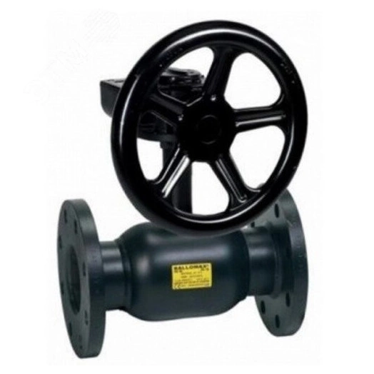 Кран шаровой КШТ 61.113.125 стальной для теплоснабжения полн. проход DN 125 PN 16 фланцевый с редуктором