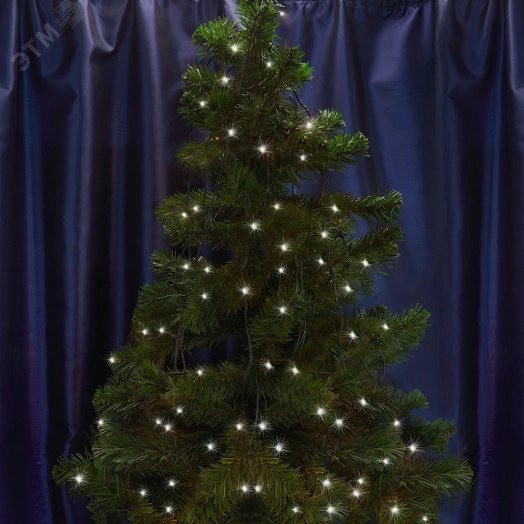 Гирлянда на елку LED 5000К 15 веток 5м IP44