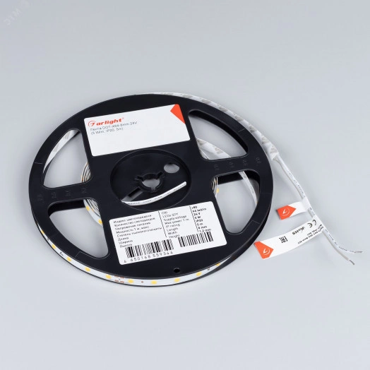 Лента DOT-X64-8mm 24V Warm3000 (5 W/m, IP20, 5m) (Arlight, Открытый)