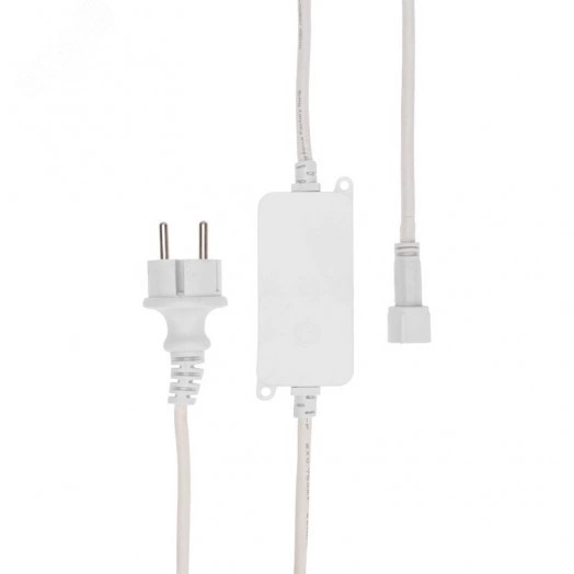 Контроллер с радиопультом для уличных гирлянд Сеть и Твинкл белый