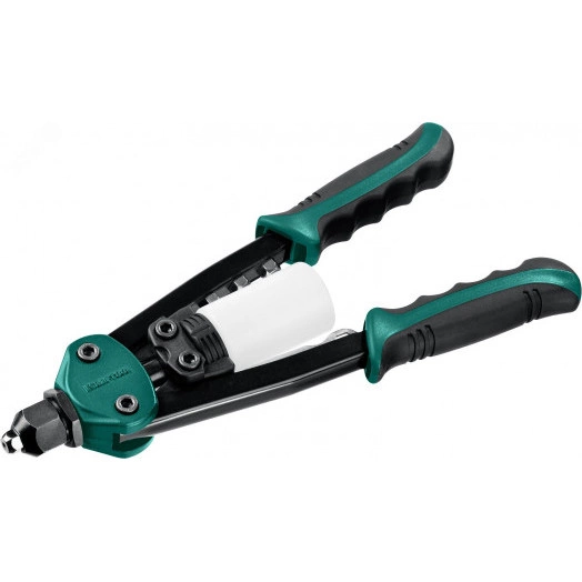 Компактный двуручный заклепочник 320 мм, регулировка усилия, 3.2 - 6.4 мм, FC-64